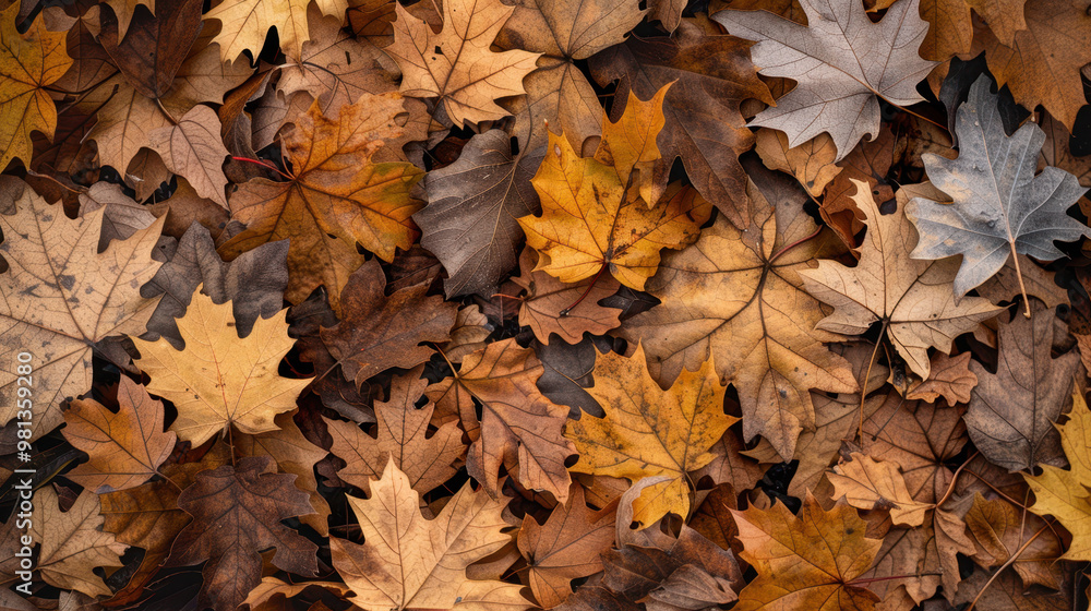 The Colorful Autumn Leaf Blanket The Colorful Autumn Leaf Blanket