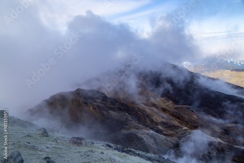 Cumbal volcano in Colombia