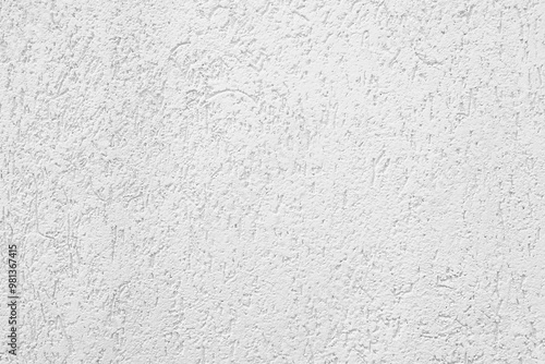 White concrete wall texture background. Stucco white painted concrete surface. Rough and grunge wall.