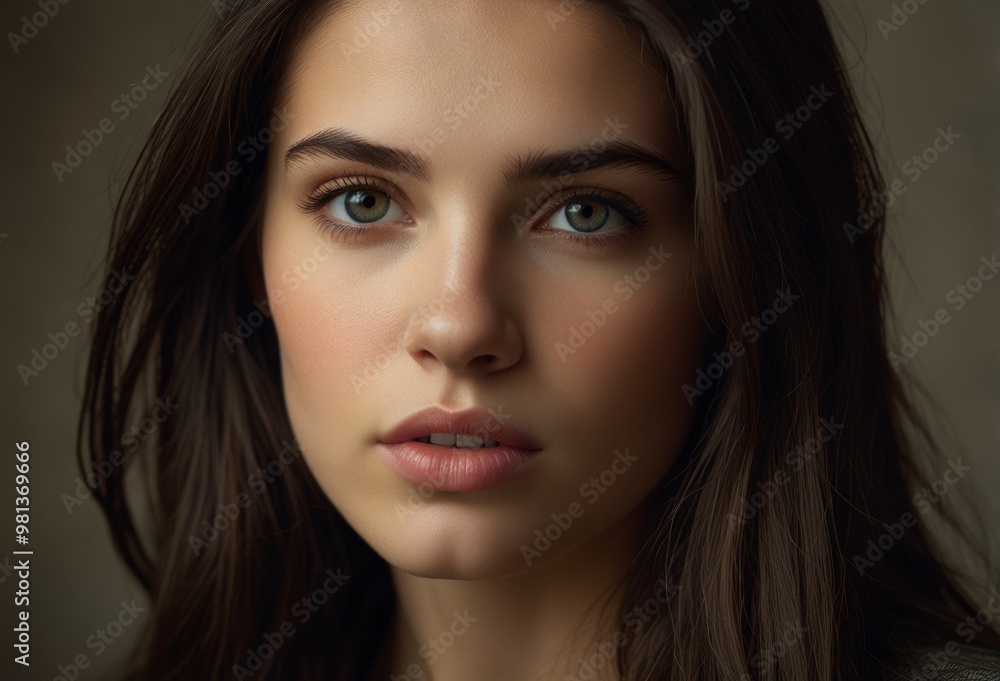 Captivating Portrait of a Young Woman Captivating Portrait of a Young Woman