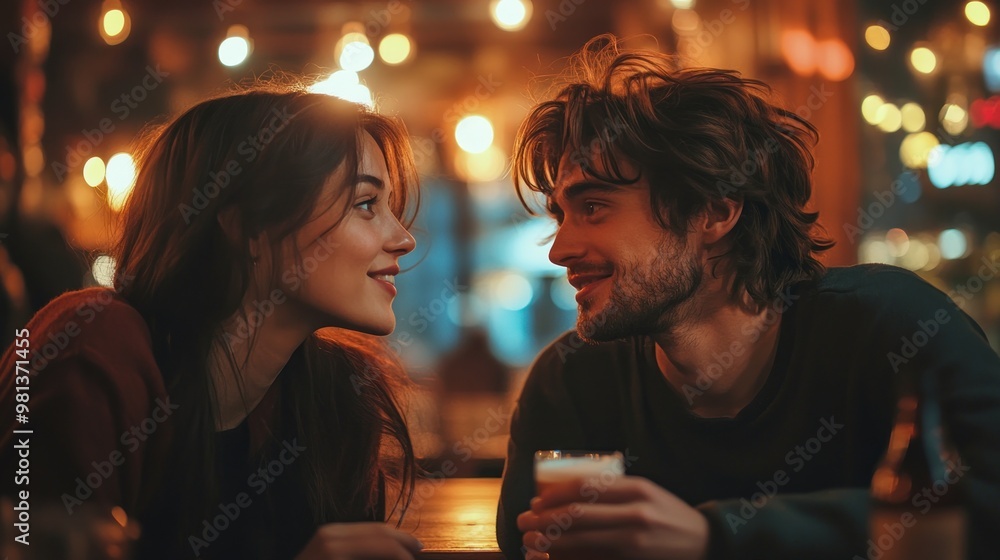 Intimate Chat Between Friends Over Beers in a Cozy Pub Ambiance Intimate Chat Between Friends Over Beers in a Cozy Pub Ambiance