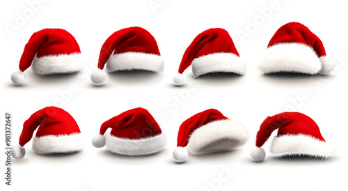 lone Santa Claus hat collection