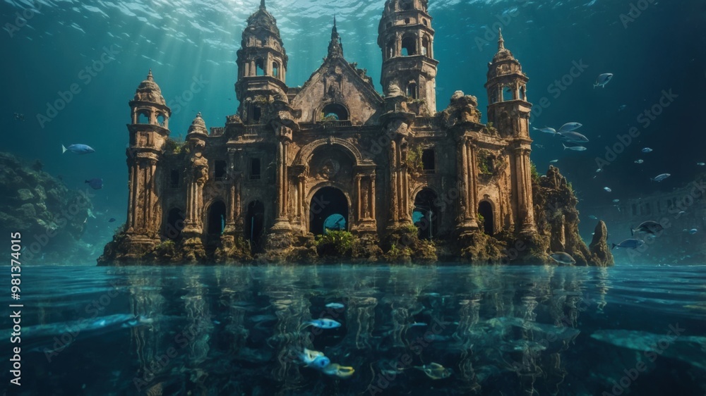 Beneath the ocean’s surface, the ancient city of Atlantis offers a unique look into its grand past Beneath the ocean’s surface, the ancient city of Atlantis offers a unique look into its grand past