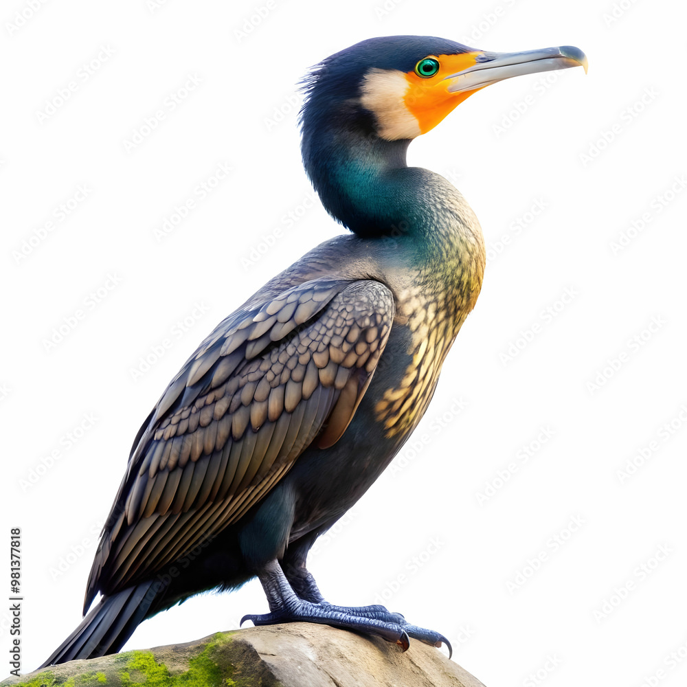 cormorant pic with white background cormorant pic with white background