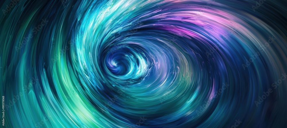Abstract Swirling Vortex of Blue, Green, and Purple Colors for Energetic and Captivating Designs Abstract Swirling Vortex of Blue, Green, and Purple Colors for Energetic and Captivating Designs