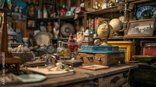 Antique Shop with Vintage Treasures