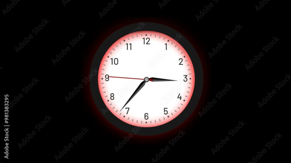 Awesome clock animation alpha channel Awesome clock animation alpha channel