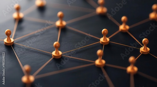 A clean, organized grid of connected digital nodes, representing structured collaboration within a team