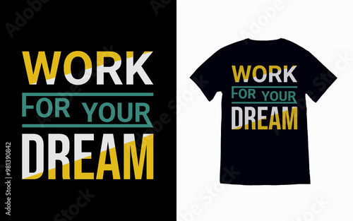Typography text design t shirt design