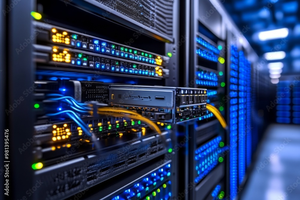 Naklejka premium Backup plan for website downtime ensures minimal disruption to online services