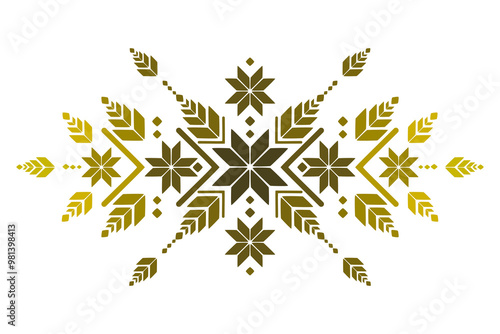 Vector illustration of an ethnic geometric pattern. Bohemian seamless pattern. Embroidery. Seamless traditional design pattern for fabrics, backgrounds, carpets, wallpapers, clothes, and pillowcases.