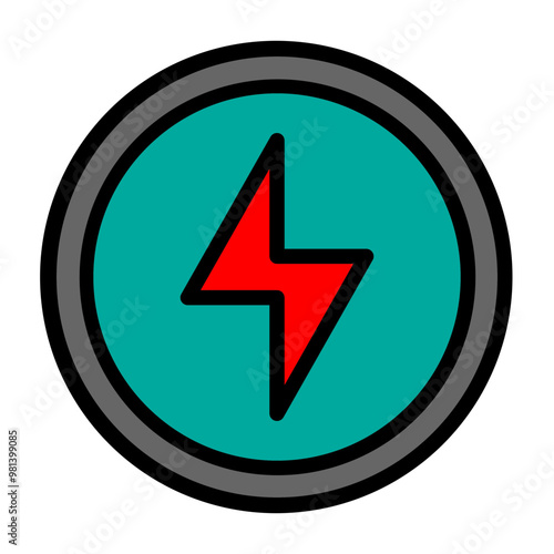 PowerUp Vector Filled Icon Design