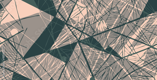 Abstract pattern. Illustration for printing on wall decorations. For use in graphics.