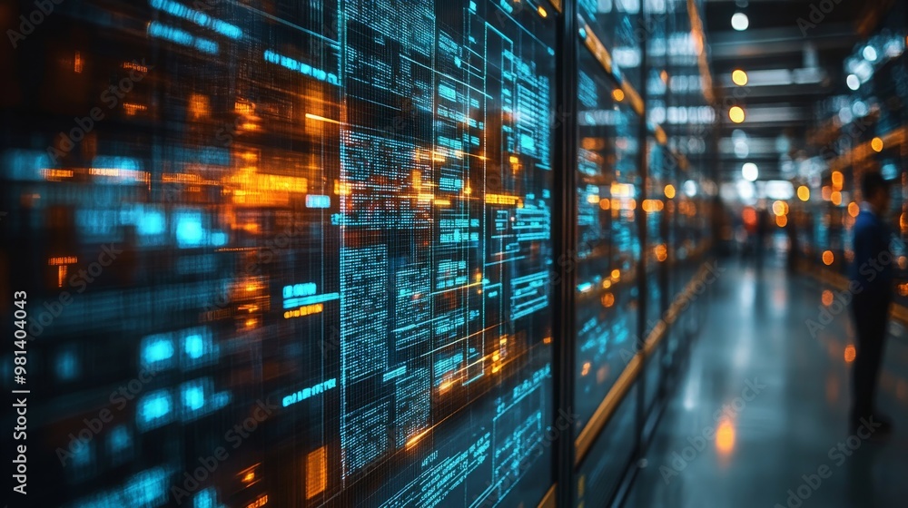 Machine learning algorithms optimize processes in a modern data center during evening hours