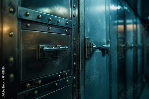 Ultra-realistic bank vault interior