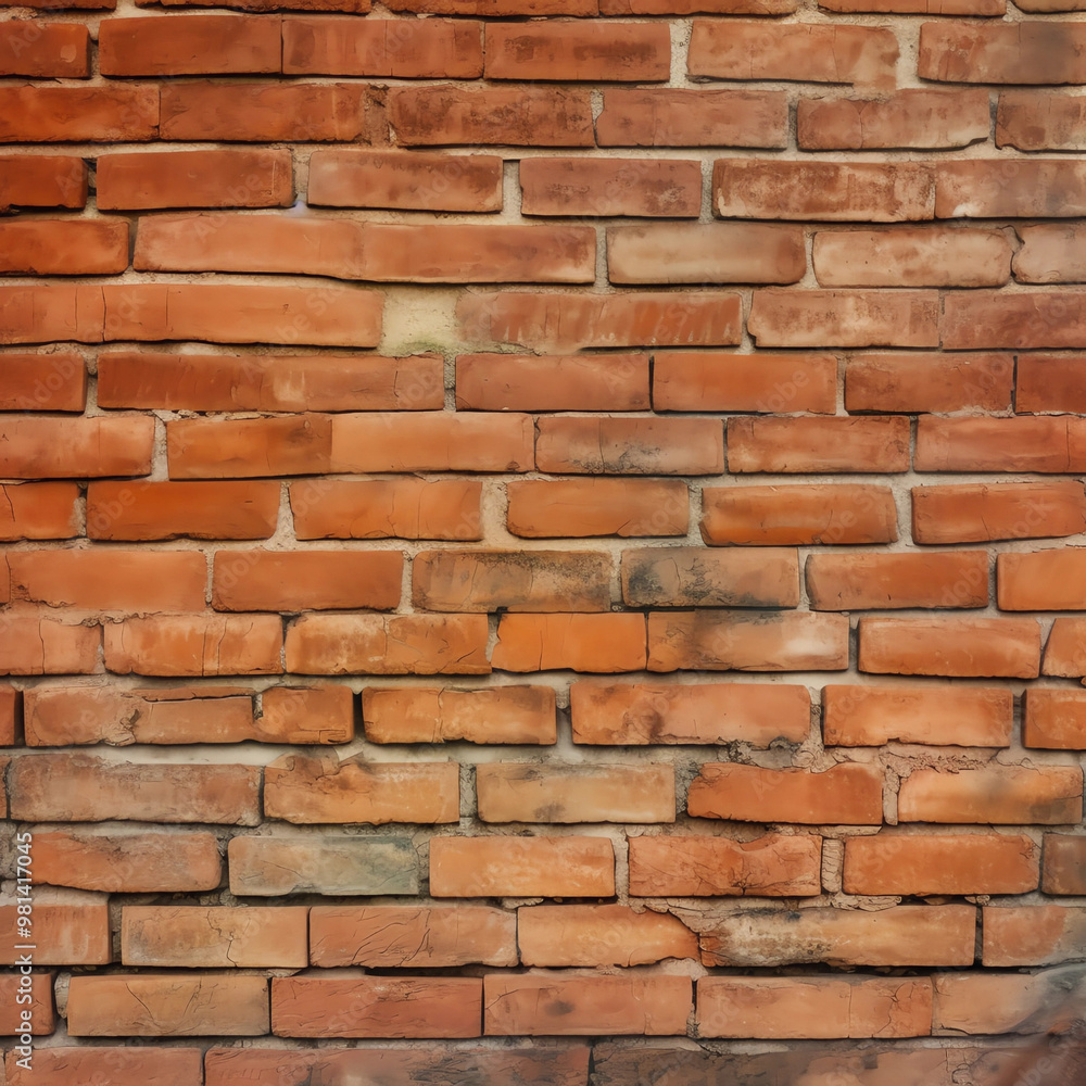 Obraz premium Brick Wall Textures Digital Paper Background 