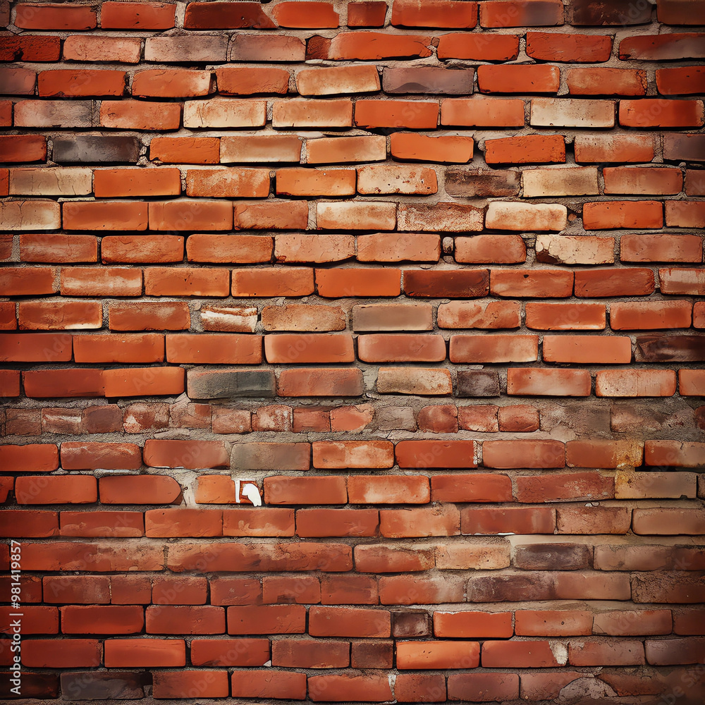 Obraz premium Brick Wall Textures Digital Paper Background 