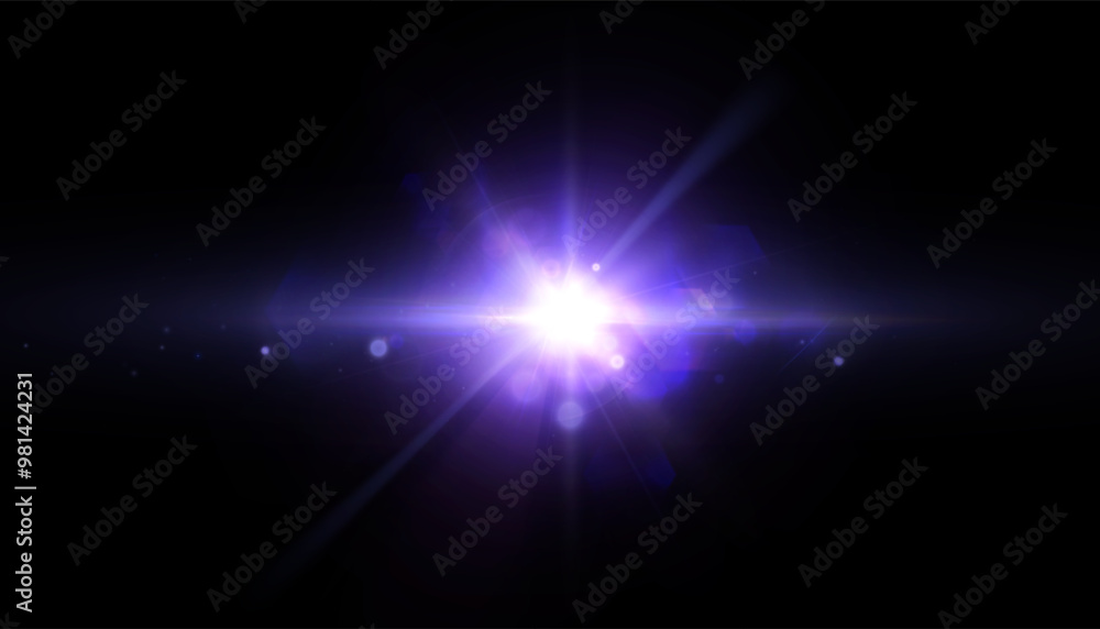 Purple glowing light effect. Sun flare. Glow effect for web design. Star bursts with shimmering glare. Beautiful shimmering glare light effect. Vector 10 EPS Purple glowing light effect. Sun flare. Glow effect for web design. Star bursts with shimmering glare. Beautiful shimmering glare light effect. Vector 10 EPS