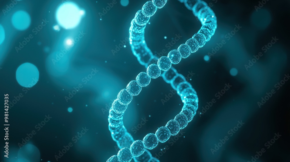 A close-up image of a glowing DNA strand, showcasing the intricate details of genetic structure in a vibrant, digital style. A close-up image of a glowing DNA strand, showcasing the intricate details of genetic structure in a vibrant, digital style.