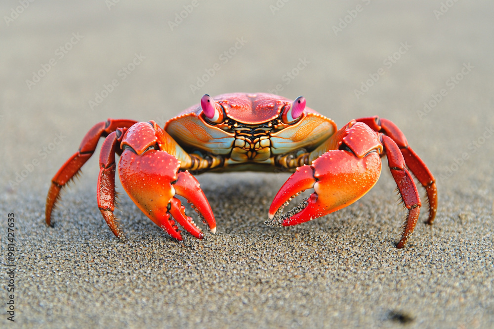 crab on the sand crab on the sand