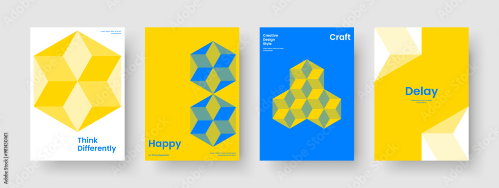 Fototapeta premium Creative Business Presentation Layout. Abstract Poster Design. Geometric Brochure Template. Flyer. Background. Report. Banner. Book Cover. Magazine. Brand Identity. Newsletter. Pamphlet. Catalog