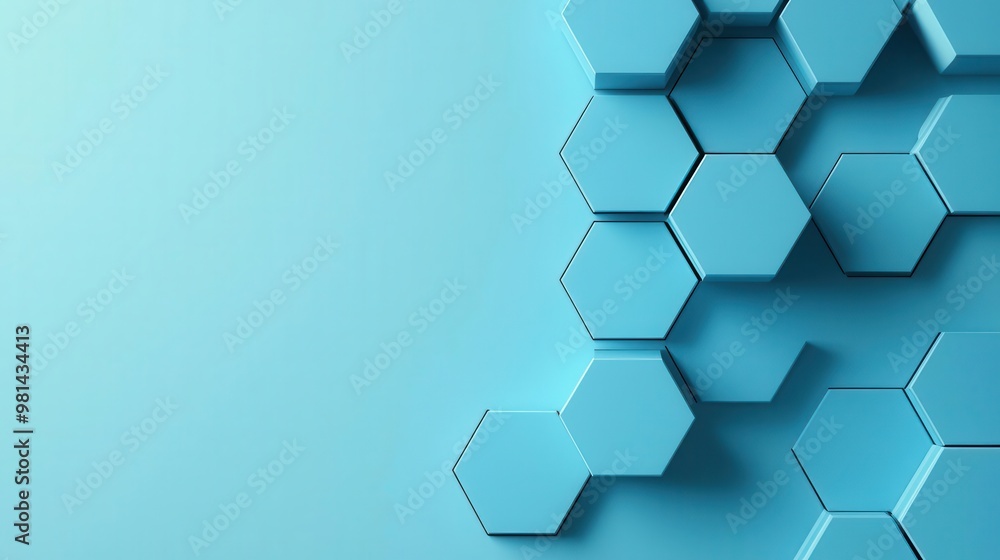 Interlocking hexagons forming a seamless business process diagram, symbolizing integrated management systems