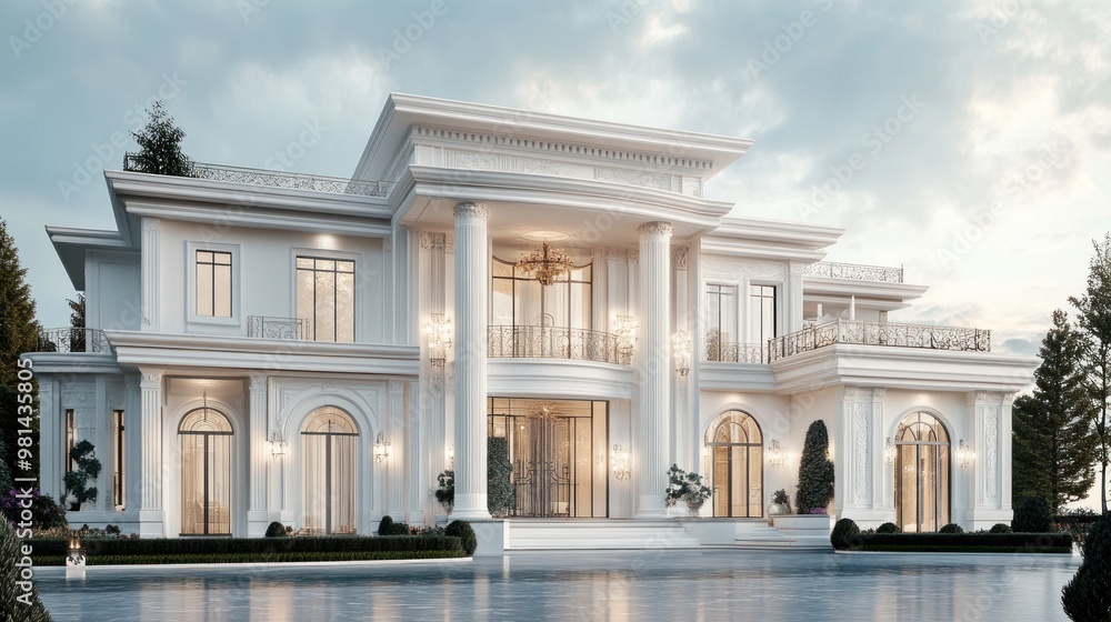 Fototapeta premium Modern Luxury Villa