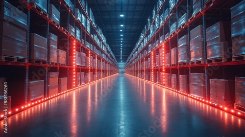 AI technology improves safety in automated warehouse environments at night