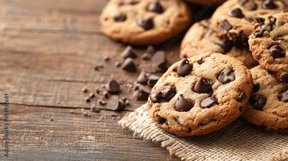 Savor the delightful aroma of warm cookies filled with chocolate chips and baked to perfection Savor the delightful aroma of warm cookies filled with chocolate chips and baked to perfection
