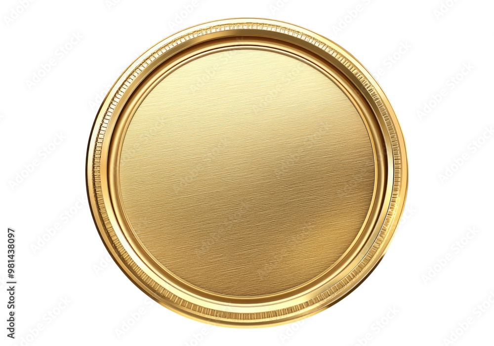 Blank template for gold coin. Transparent background, Isolated PNG. Blank template for gold coin. Transparent background, Isolated PNG.