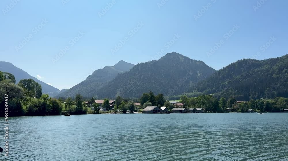 lake in the mountains, , Schliersee, Germany, Bavaria lake in the mountains, , Schliersee, Germany, Bavaria