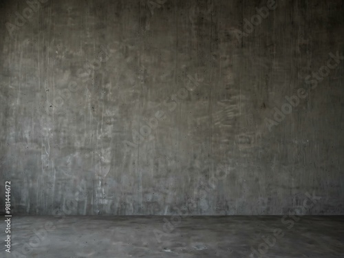 Grey wall texture with smooth cement plaster.