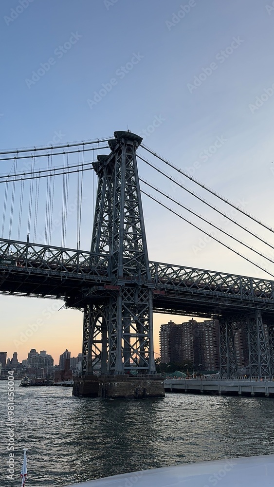 Naklejka premium williamsburg bridge