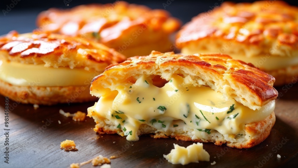 Cookies with cheddar filling and spicy lemon oil. Cookies with cheddar filling and spicy lemon oil.