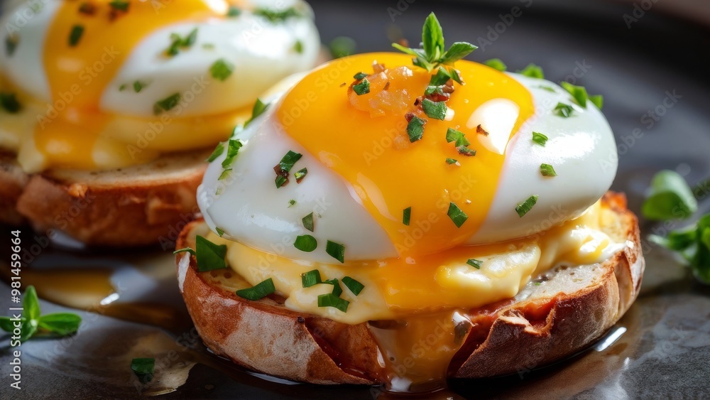 Eggs Benedict. The perfect breakfast. Eggs Benedict. The perfect breakfast.