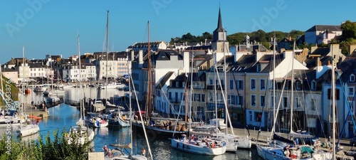 Tableau sur toile Port à flot du Palais, Belle-Île-En-Mer, Bretagne, France