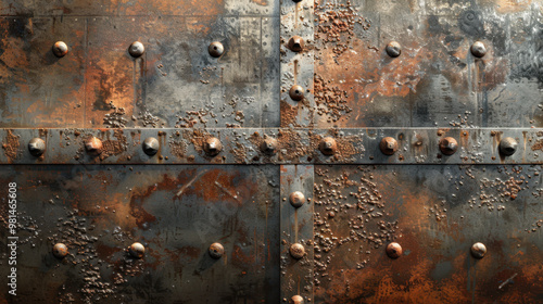 The Weathered Metal Panel