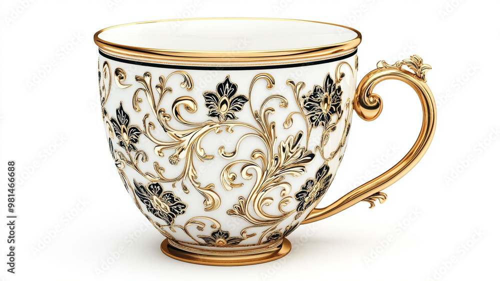 Coffee cup are beautiful, have patterns, designs, and beautiful shape. Coffee cup are beautiful, have patterns, designs, and beautiful shape.