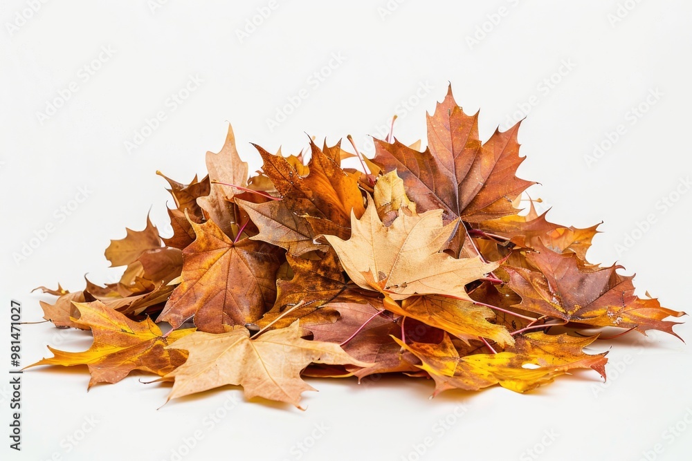 A collection of vibrant autumn leaves on a white background, perfect for fall-themed designs or nature-inspired artwork A collection of vibrant autumn leaves on a white background, perfect for fall-themed designs or nature-inspired artwork