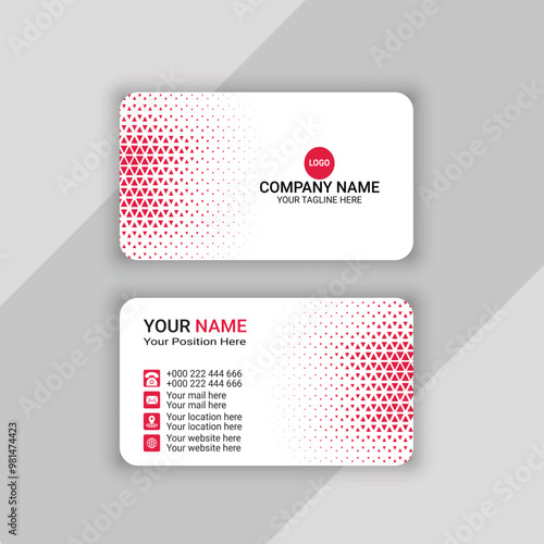 business card template design