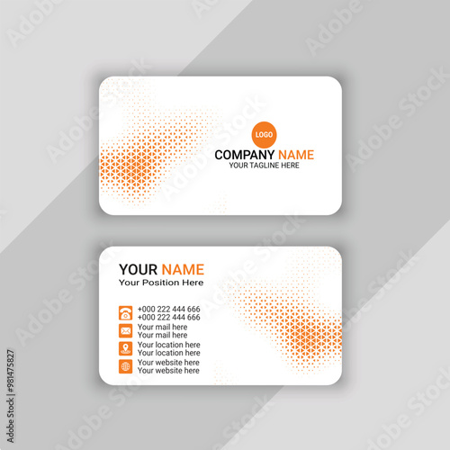 business card template design