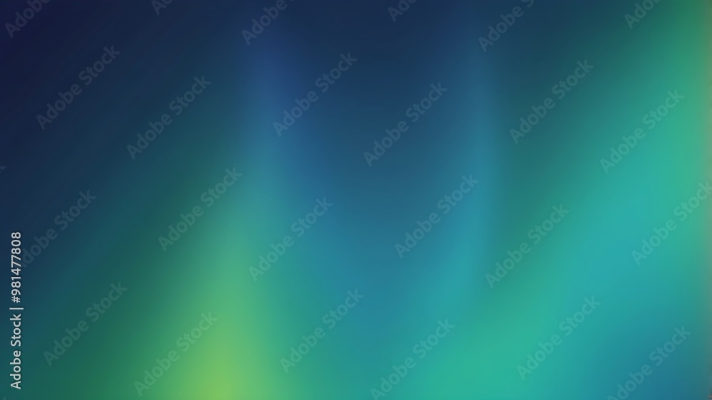 Abstract Aurora Gradient: Soothing Green and Blue Light Blend Abstract Aurora Gradient: Soothing Green and Blue Light Blend