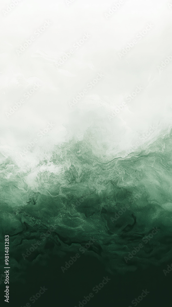 Dynamic green waves roll toward the shore under a cloudy sky during an overcast day in a coastal area Dynamic green waves roll toward the shore under a cloudy sky during an overcast day in a coastal area