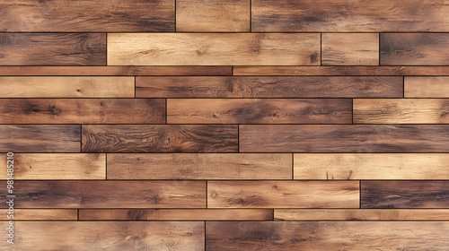 Seamless wood texture background. tileable rustic redwood hardwood floor planks illustration render, perfect for flatlays and backdrops. Wood Grain. Illustration