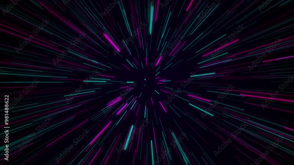 Abstract Glowing colorful lines looping background animation. Abstract Glowing colorful lines looping background animation.