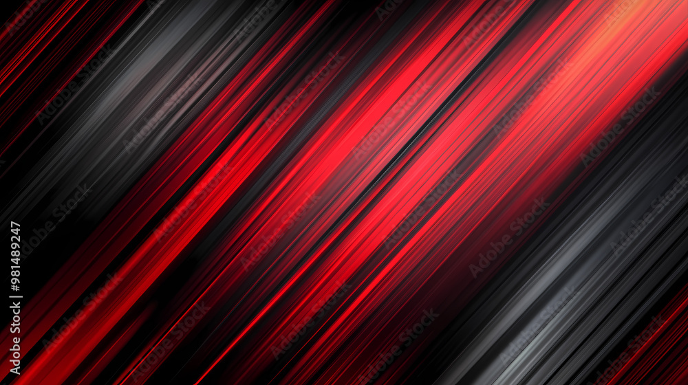Red and black abstract modern background with diagonal lines or stripes and a 3d effect. metallic sheen. Stripes. Illustration Red and black abstract modern background with diagonal lines or stripes and a 3d effect. metallic sheen. Stripes. Illustration