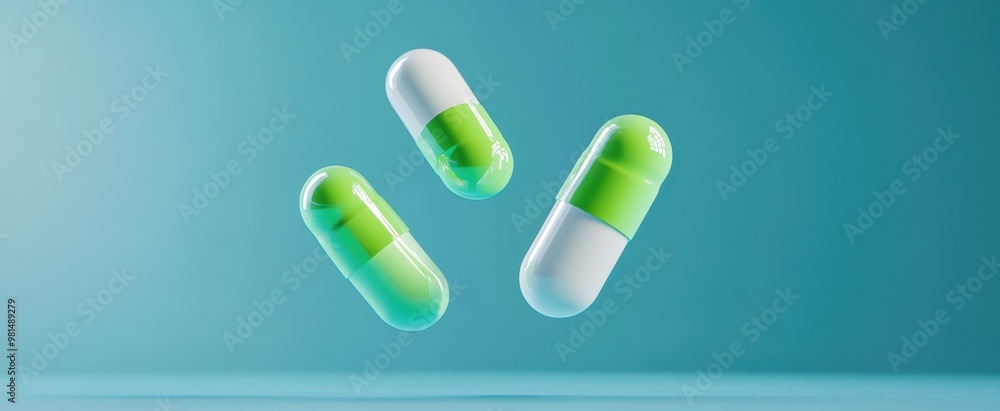 The Floating Green Capsules The Floating Green Capsules