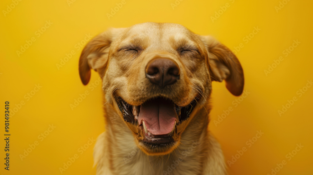 The Happy Dog Smiling Brightly The Happy Dog Smiling Brightly