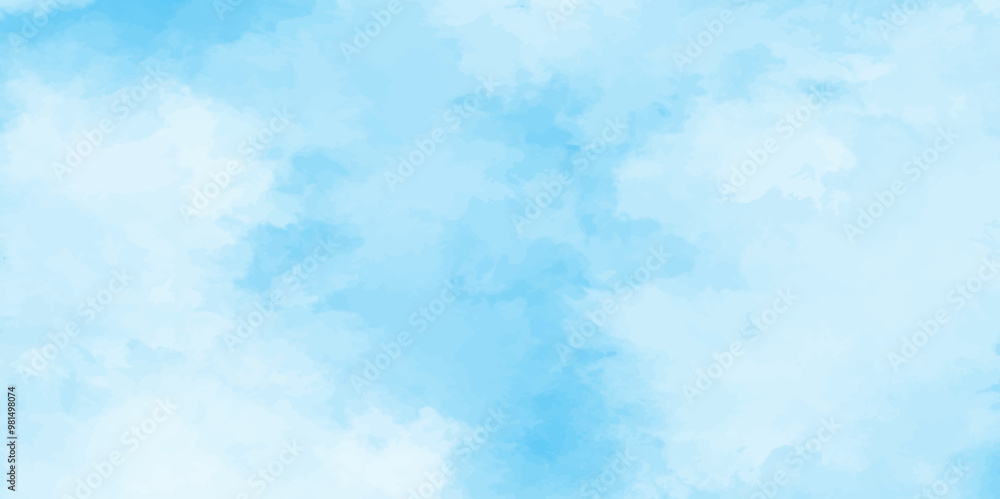 Abstract white and blue color frozen ice surface design background. soft sky blue watercolor sky and clouds, Light blue background with watercolor. gradient light white sky background with clouds. Abstract white and blue color frozen ice surface design background. soft sky blue watercolor sky and clouds, Light blue background with watercolor. gradient light white sky background with clouds.