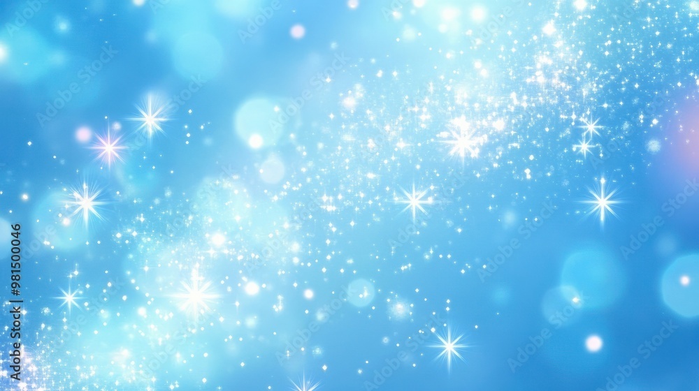 abstract light blue bokeh background, sparkling star transparent background abstract light blue bokeh background, sparkling star transparent background